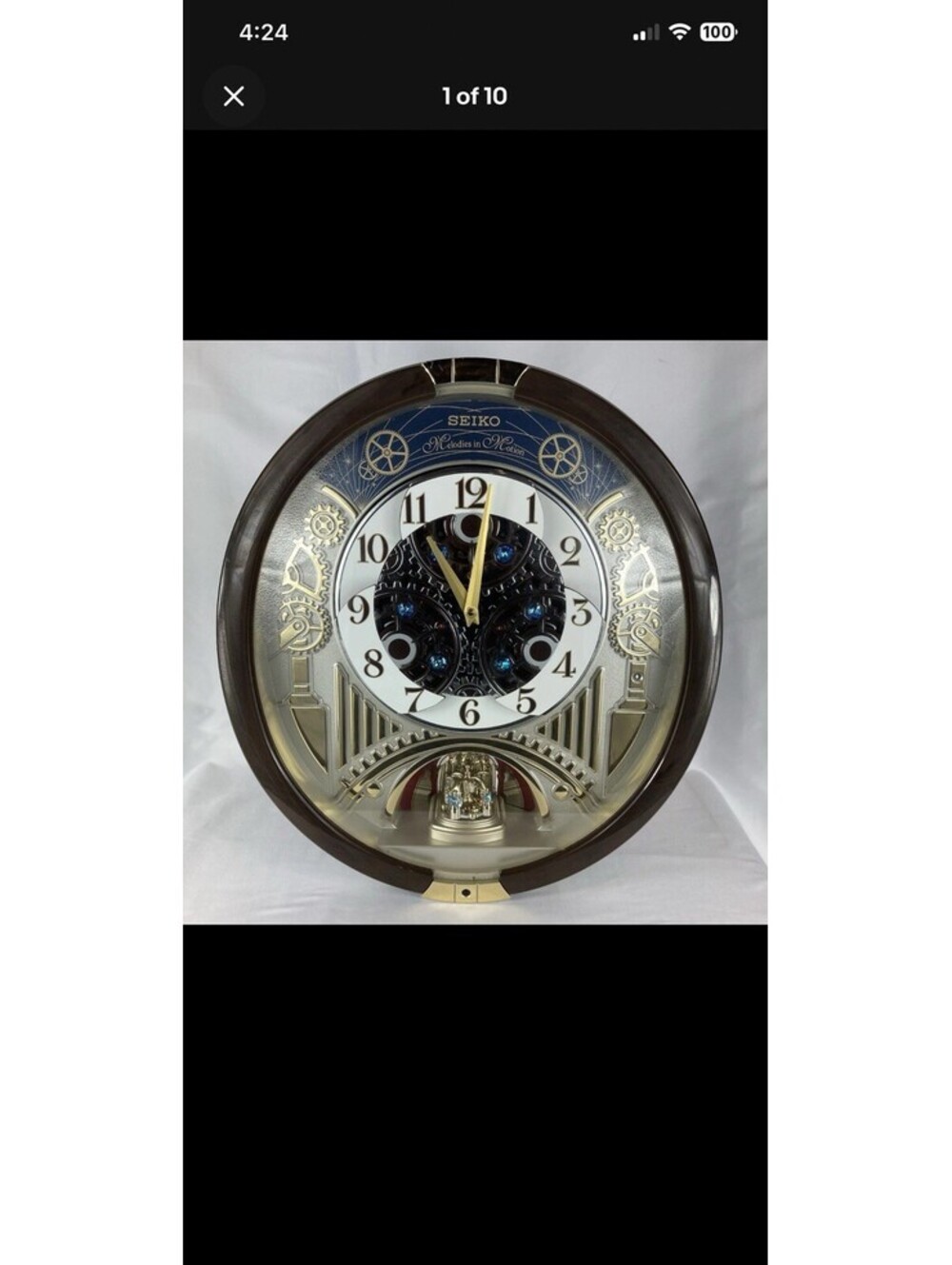 Seiko Melody In Motion Wall Clock